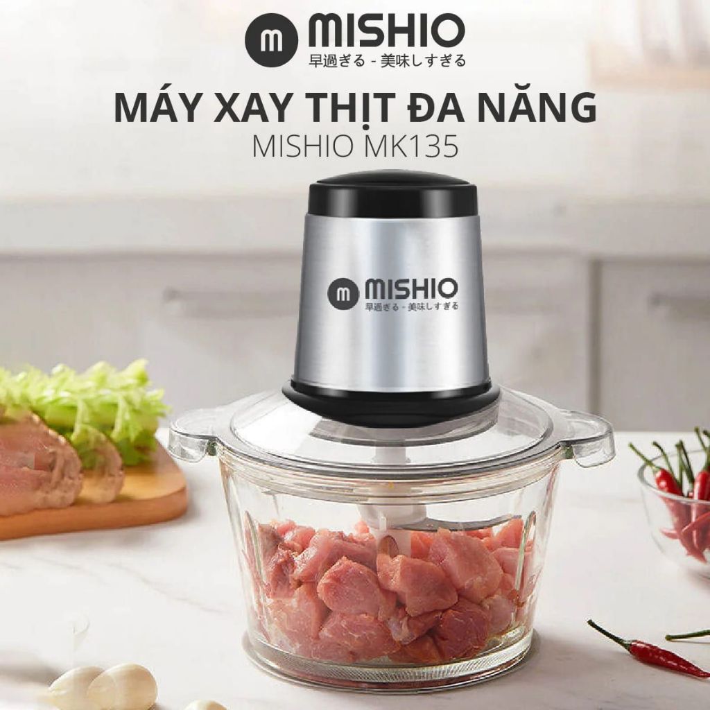 GRINDER THE WHOLE WORLD ใน 30 SECONDS - เครื่องบดมัลติฟังก์ชั่น MISHIO พร้อมใบมีดสแตนเลส SUPER DURAB