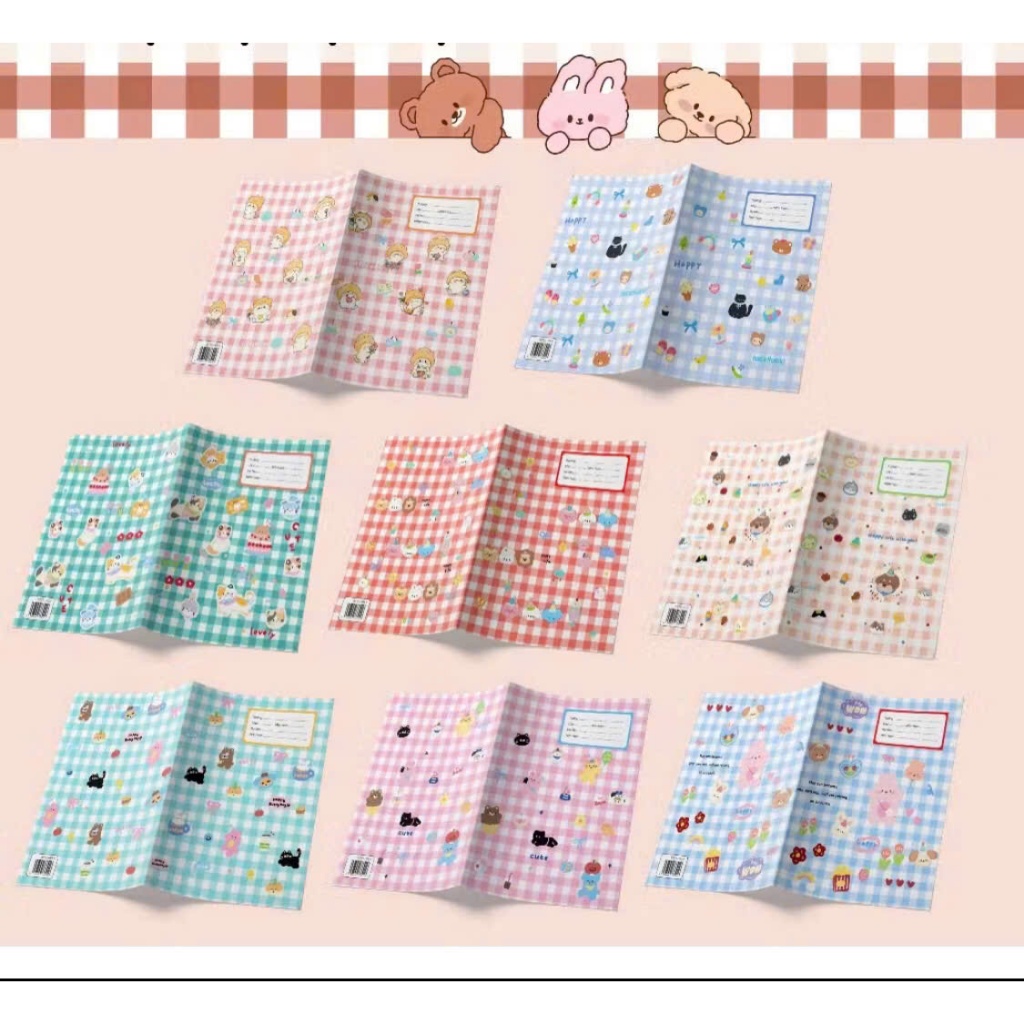 [แผ่น 10 ชิ้น] COMBO 2 แพ็ค - 2 IN 1 WINDOW NOTEBOOK - จัดส่งแบบสุ่ม