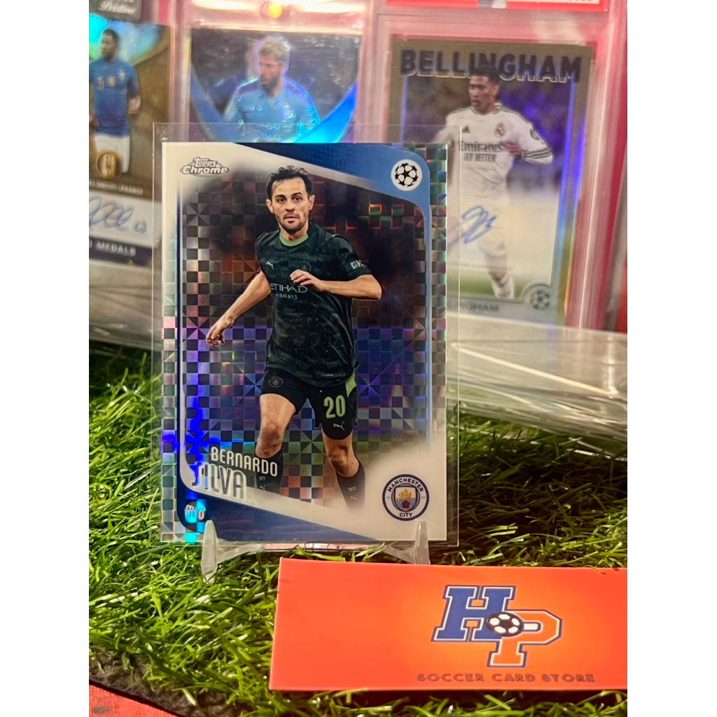 Bernardo Silva Oval Topps Chrome UCL 2025/26 การ์ดฟุตบอล
