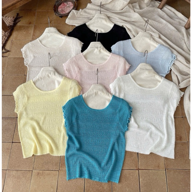 THIN SWEATSHIRT WITH FLUFFED SLEEVES จาก QC MS15455