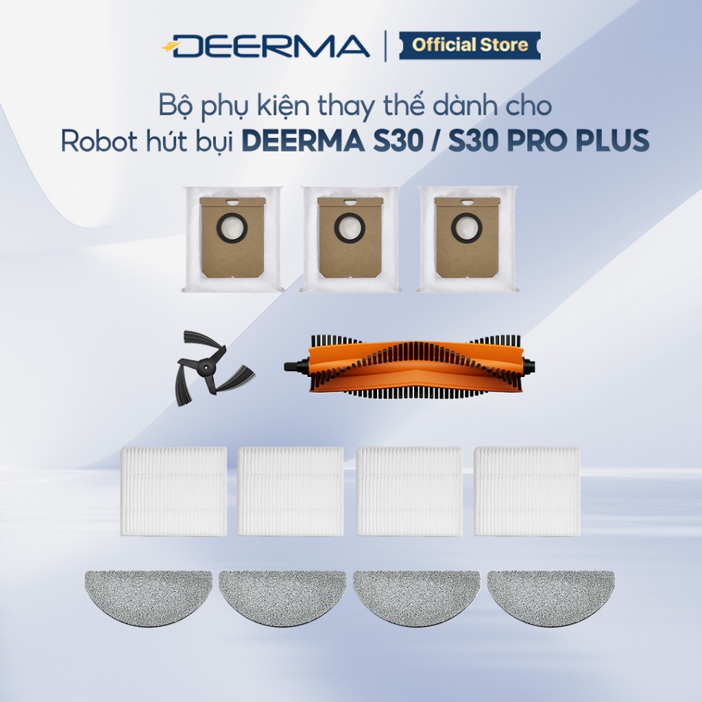 อุปกรณ์เสริมทดแทนสําหรับหุ่นยนต์ทําความสะอาดพื้น Deerma S30/ S30 PRO PLUS