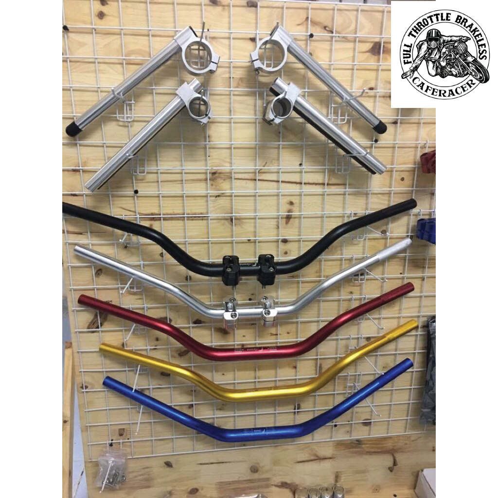 (ONLY BLACK LEFT) แฮนด์ Rizoma สําหรับ Cafe Racer, Tracker, Scrambler