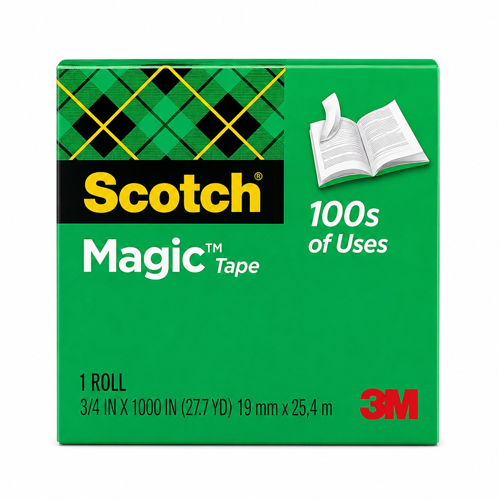 [MADE IN USA] Scotch Magic Tape, 19mm x 25.4m