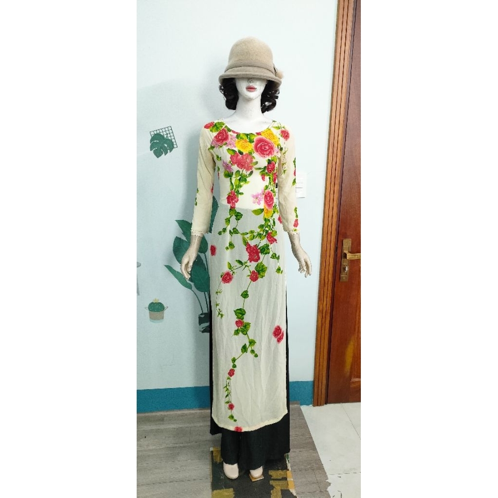 2hand Ao Dai Size M (รหัส 1280 กว่า)