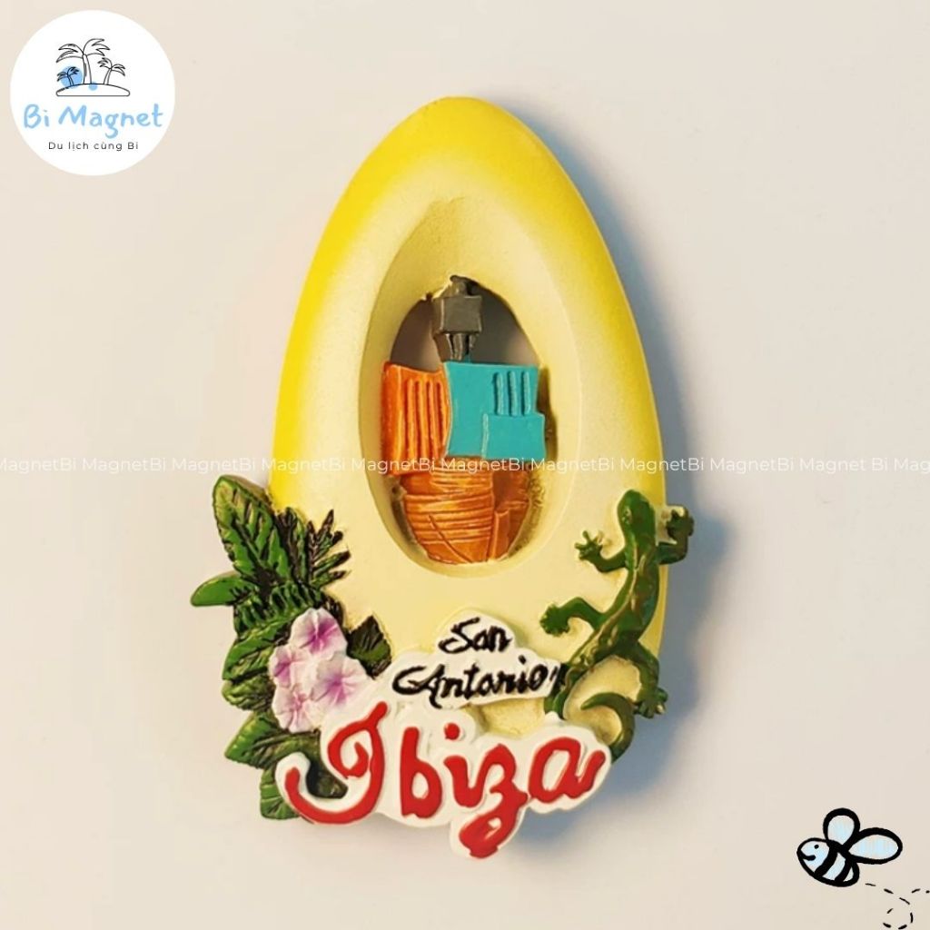 [AVAILABLE] Ibiza Magnet สําหรับตู้เย็นเดินทางของที่ระลึกสเปน