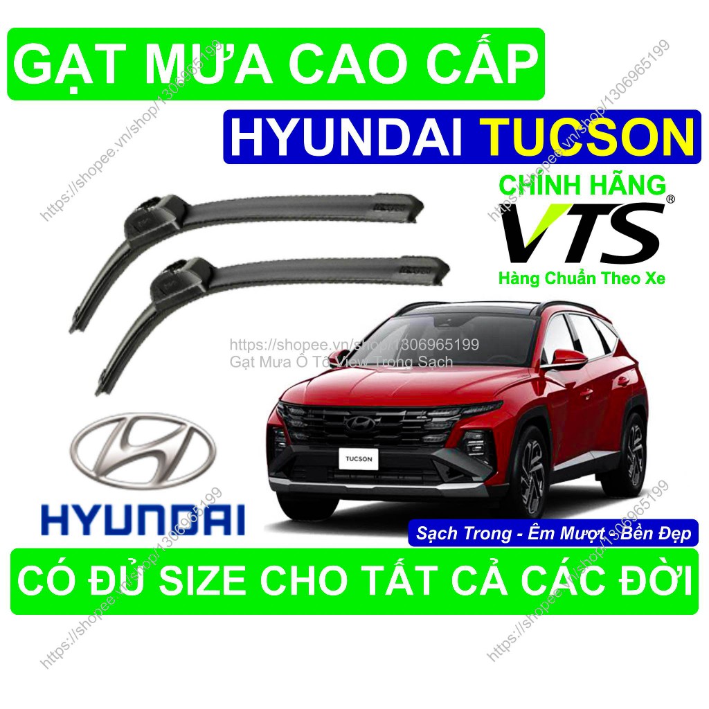 ที่ปัดน้ําฝน Hyundai Tucson Nano Silicon, ที่ปัดน้ําฝน Hyundai Tucson คู่, มีจําหน่ายทุกขนาดสําหรับร