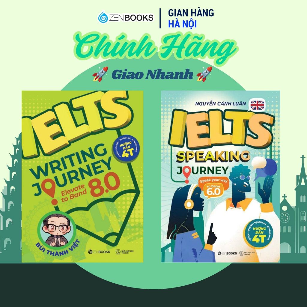 IELTS Writing 8.0 & IELTS Speaking 6.0 หนังสือคอมโบ