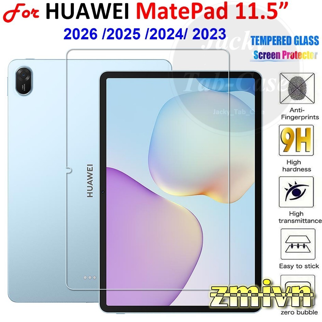 กระจกนิรภัยสําหรับ Huawei MatePad 11.5 2025 TXZ-W09 2026 TXZ-W10 11.5 นิ้วป้องกันหน้าจอ