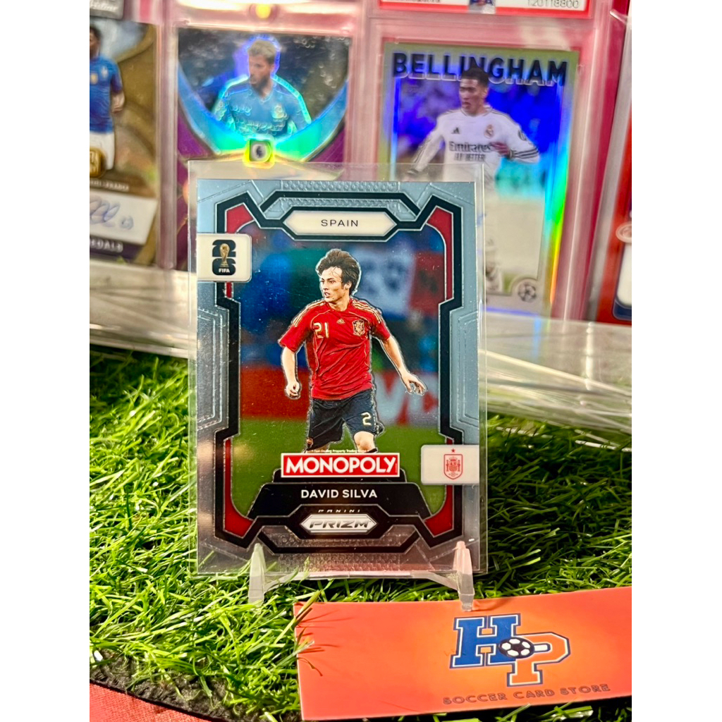 การ์ดฟุตบอล David Silva Panini Prizm Monopoly Worldd Cup 2026
