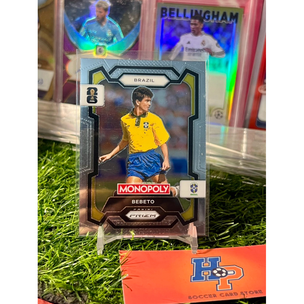 Bebeto Panini Prizm Monopoly Worldd Cup 2026 การ์ดฟุตบอล
