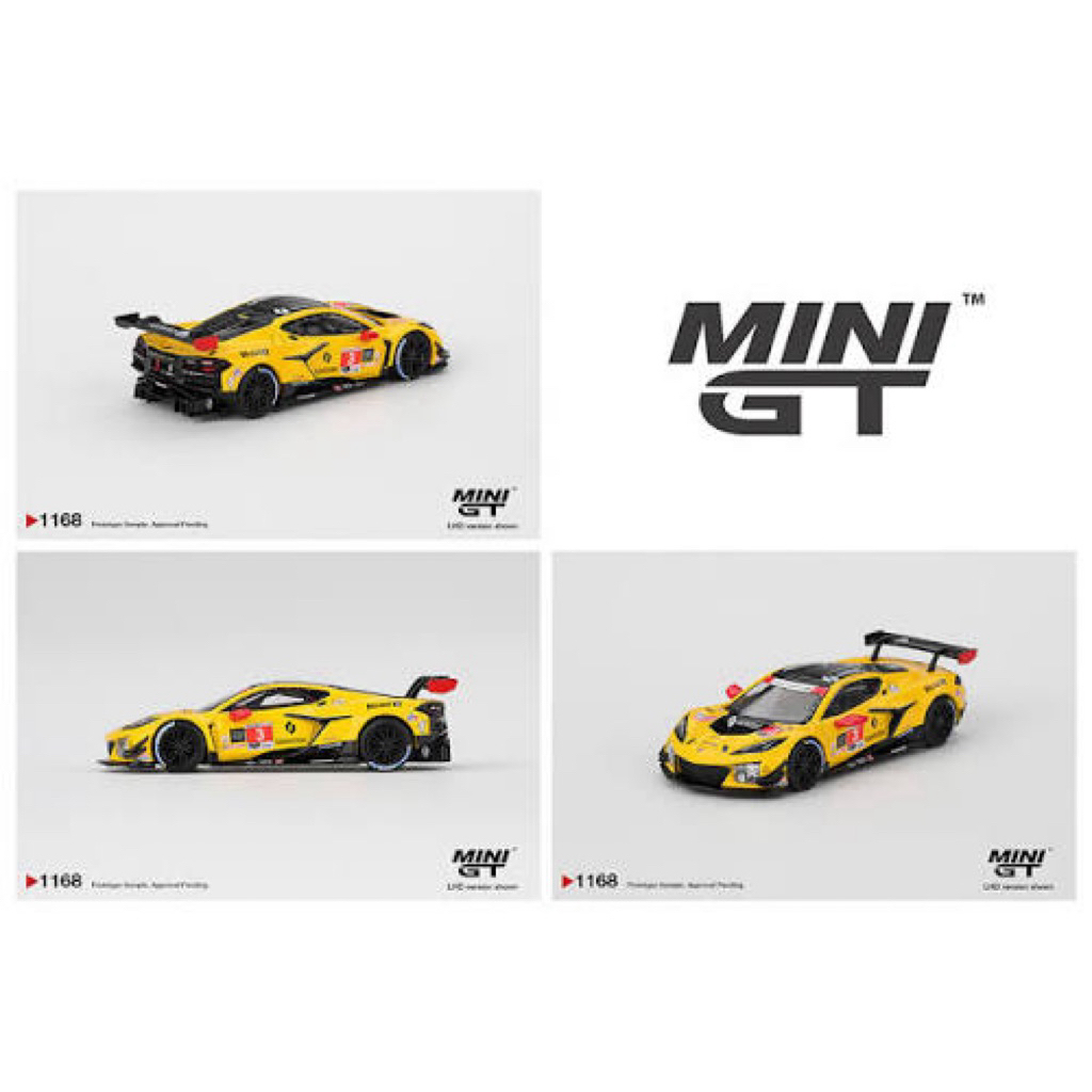 Mohinhxeps-1/64_ Mini GT- 1168 Chevrolet Corvette Z06 GT3. R 3 Corvette Racing โดย Pratt Miller Moto