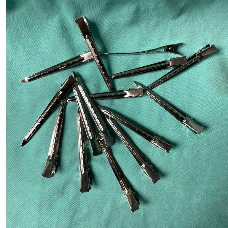 [9cm] 417gram คลิปหนีบเป็ดสแตนเลส Cotrol Clip ขนาดสากล (100 ชิ้น)