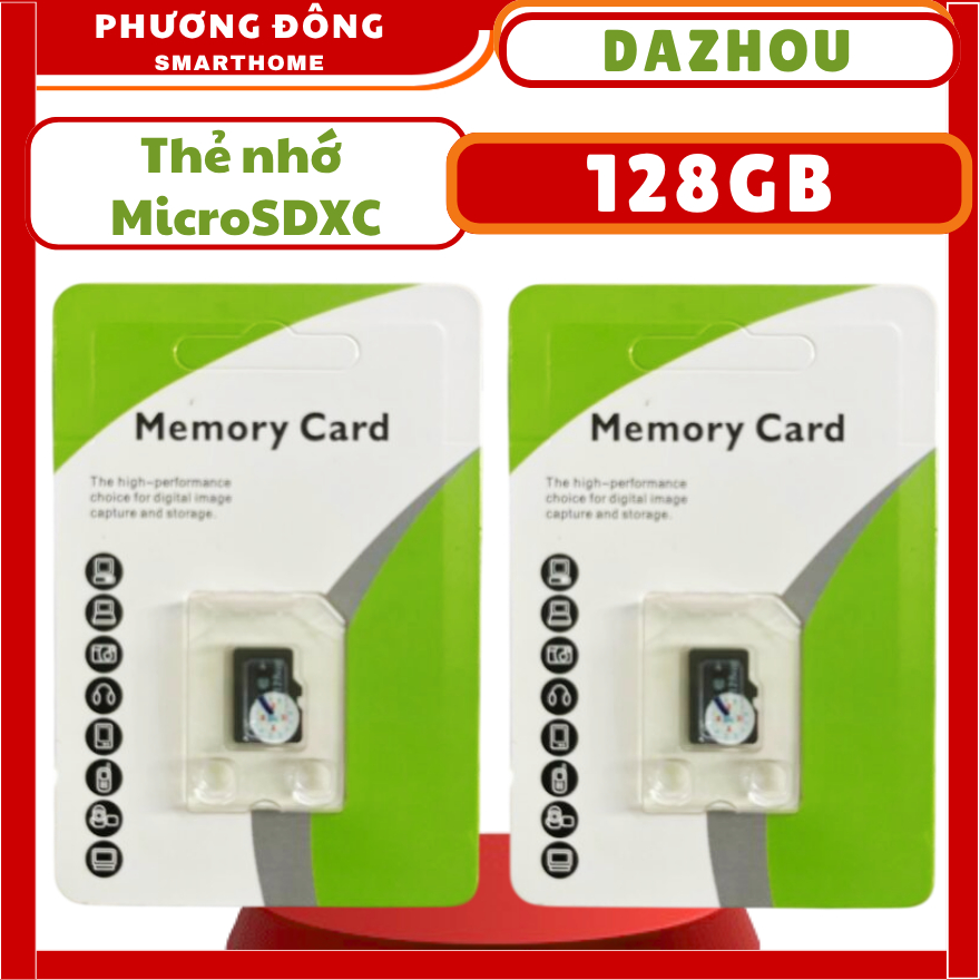 DAZHOU 128GB MEMORY CARD - ใช้กล้อง MONITOR, โทรศัพท์, กล้อง - 3 ปี