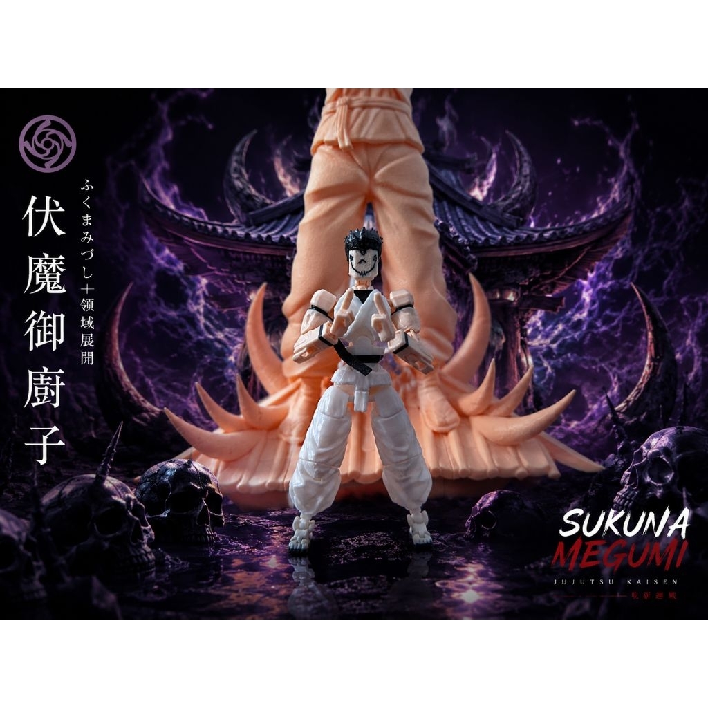 Sukuna megumi jjk หุ่นเชิด 13 ข้อต่อ sukuna มีมือเปลี่ยนได้หลายแบบ ติดตั้งล่วงหน้า