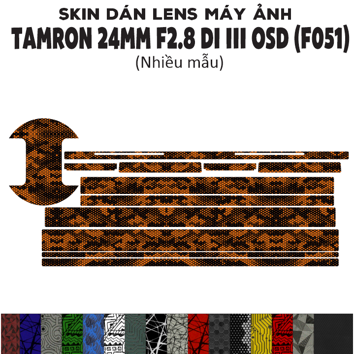 Tamron 24mm F2.8 Di III OSD Lens Skin (F051) (หลายรุ่น) | Decal Film 3M สติ๊กเกอร์กันรอยเลนส์กล้อง 2