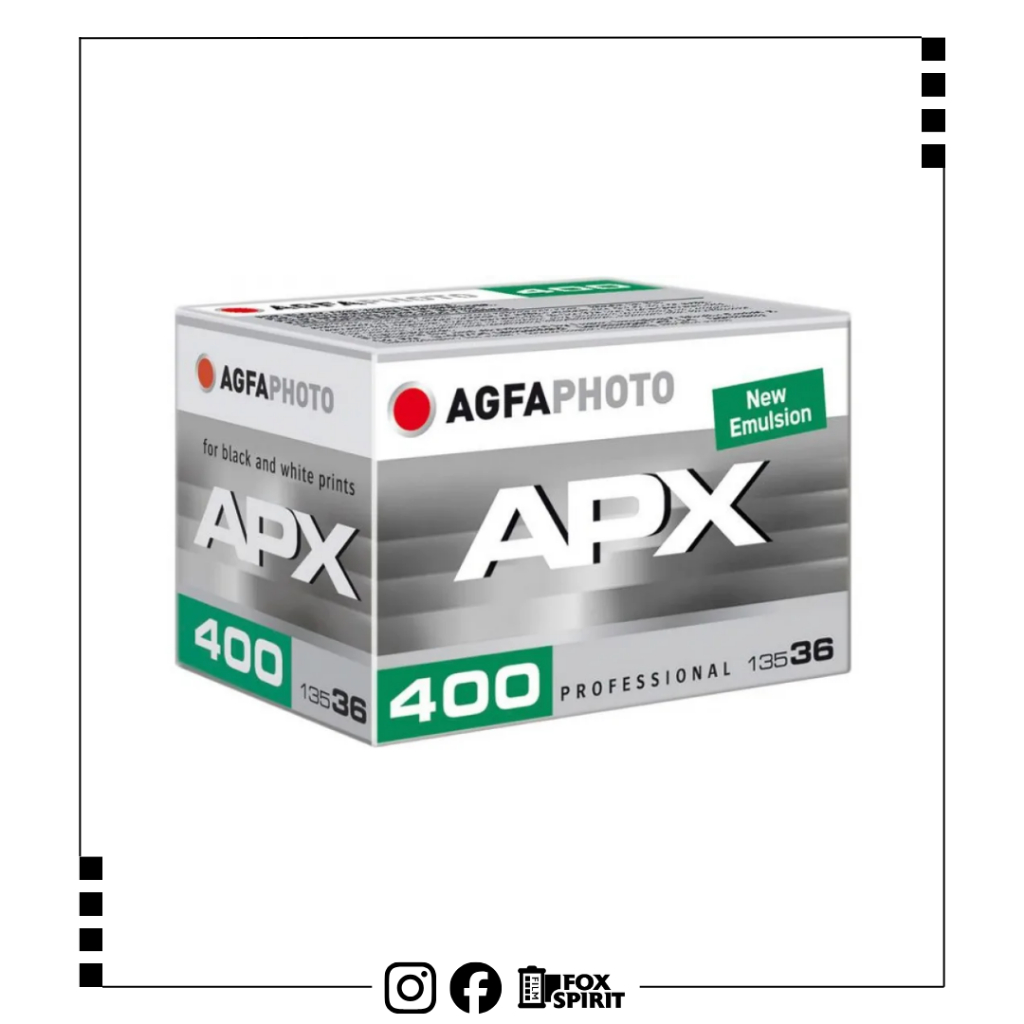 ฟิล์ม Agfa APX 400 - 35mm - ISO 400 - 36 Exp - ฟิล์ม BW