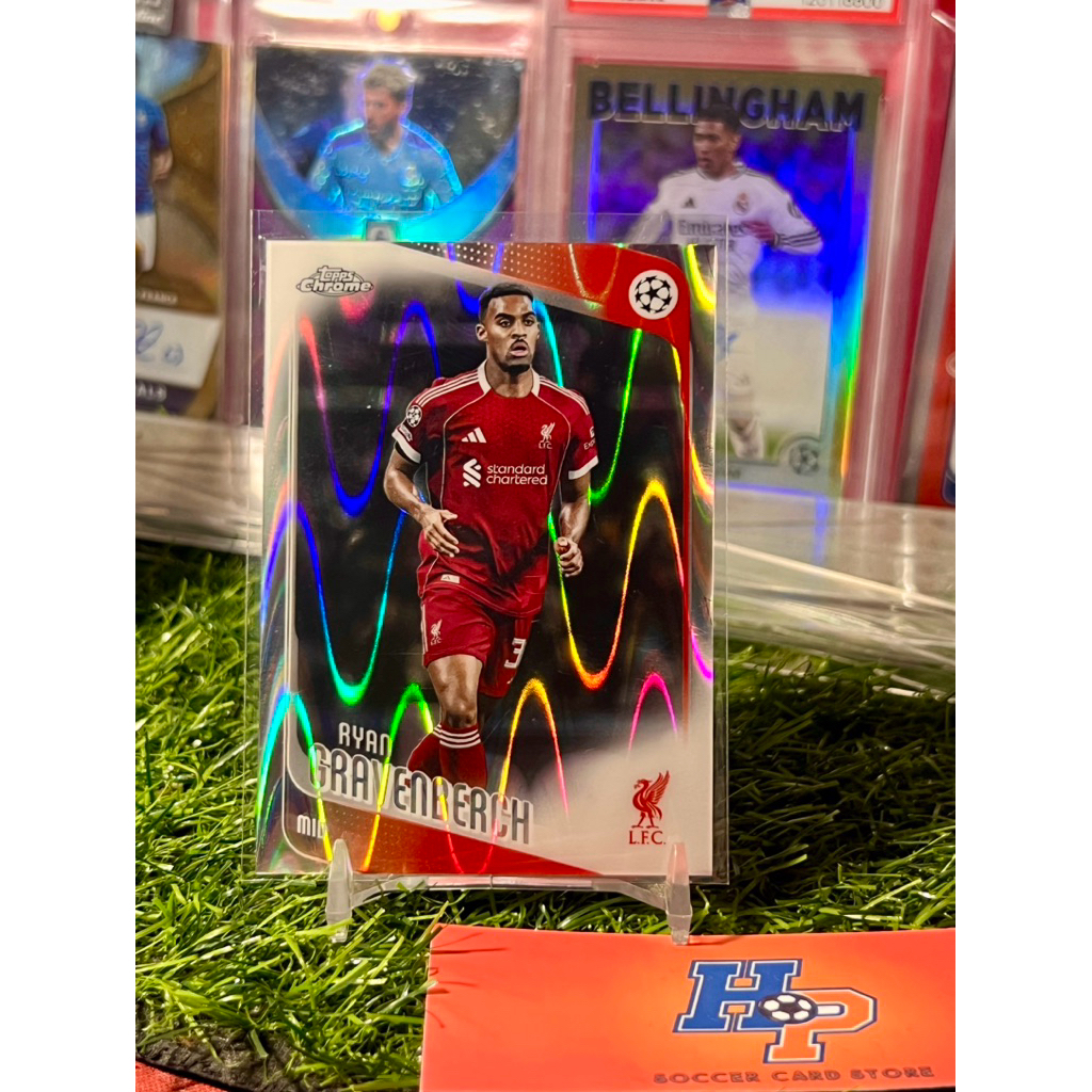 Gravelberch Night Vision Topps Chrome UCL 2025/26 การ์ดฟุตบอล