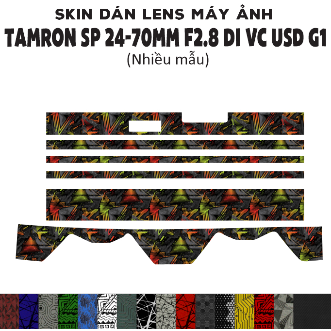 Tamron SP 24-70mm F2.8 Di VC USD G1 Lens Skin (หลายรุ่น) | Decal Film 3M สติ๊กเกอร์กันรอยเลนส์กล้อง 