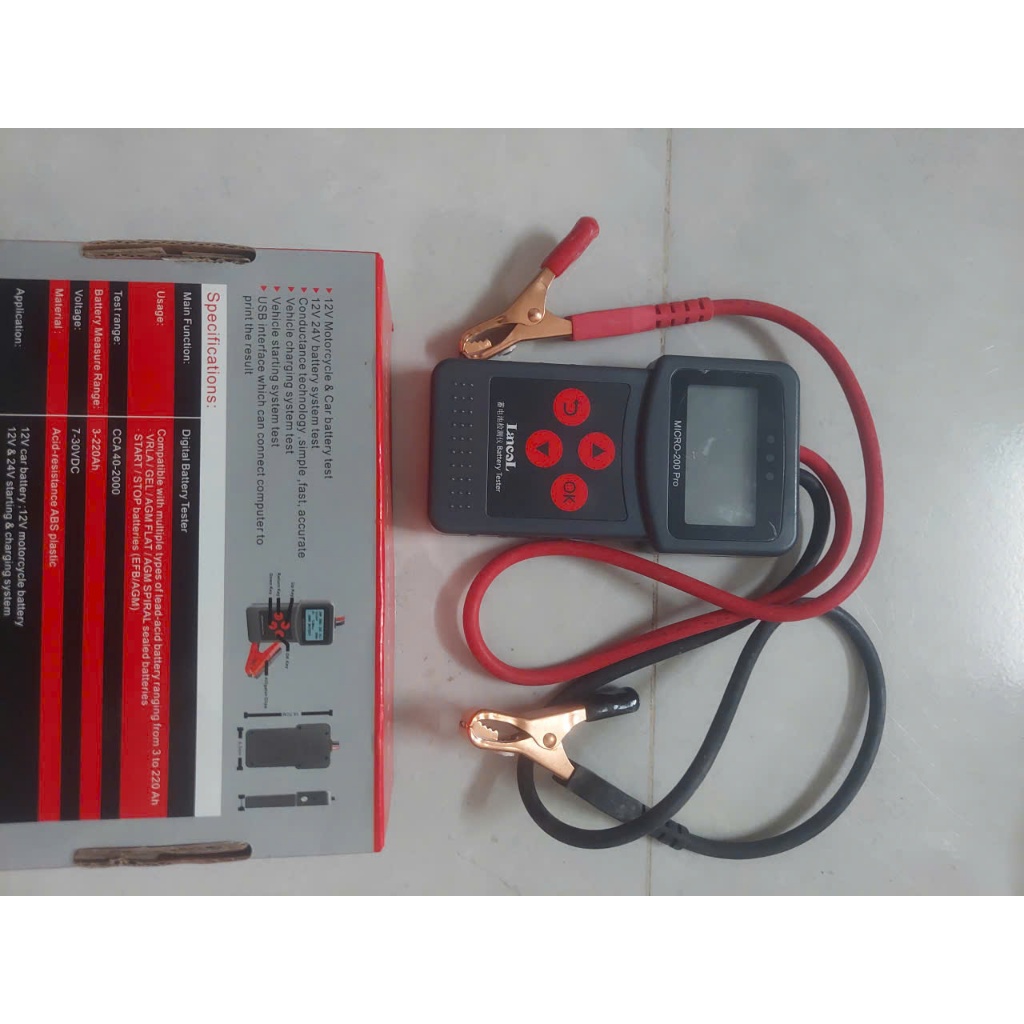 LANCOL Micro - 200 Pro เครื่องทดสอบแบตเตอรี่ - เครื่องทดสอบแบตเตอรี่