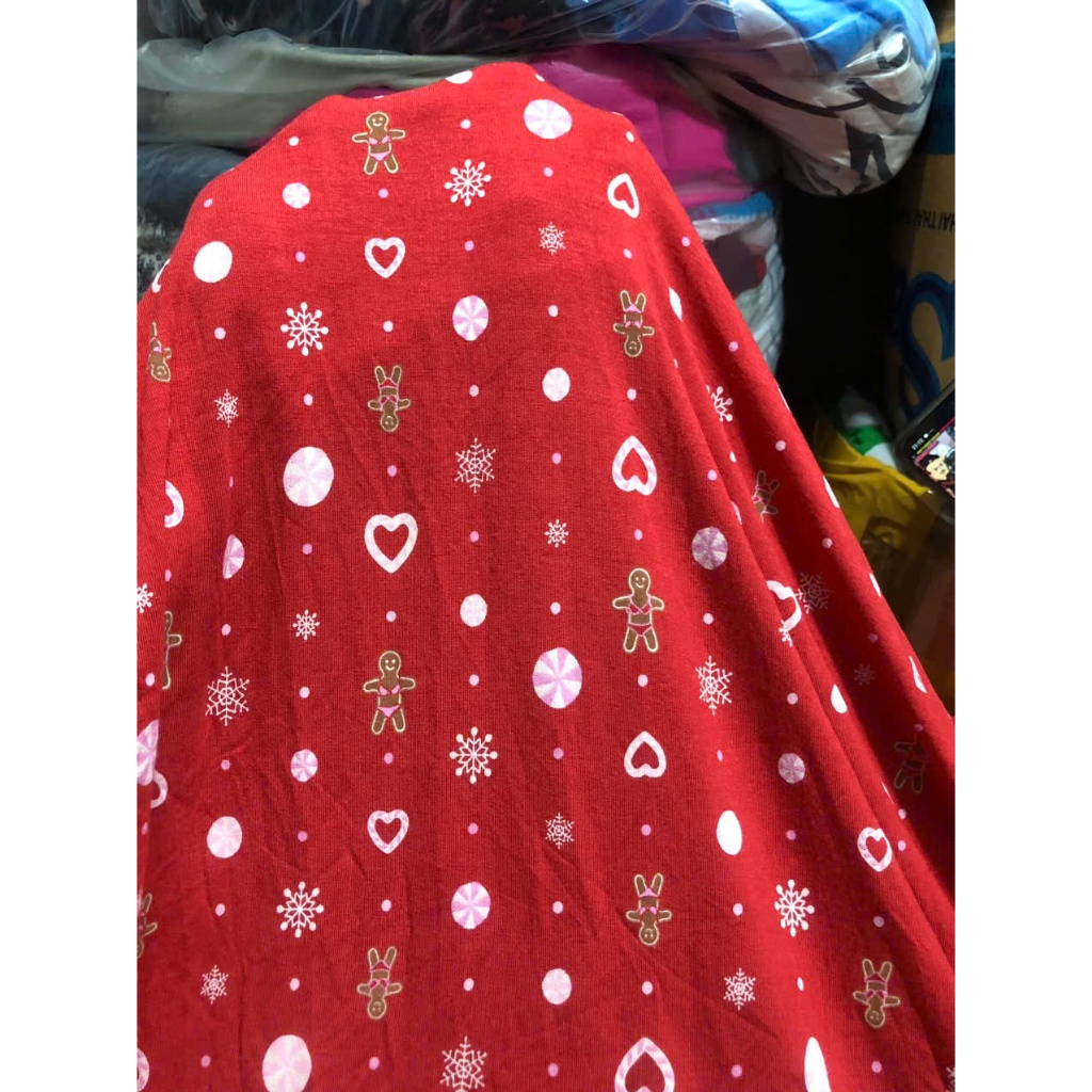 E678 - ผ้าคอตตอนลาย (2.2m x 1.7m) ยืด 4 ทิศทาง