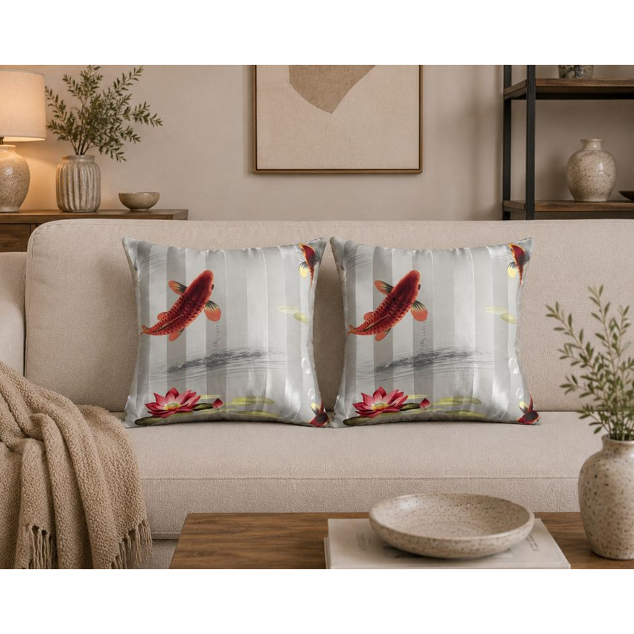 SOFA DECORATIVE PILLOW 45X45CM ผ้าซิลค์