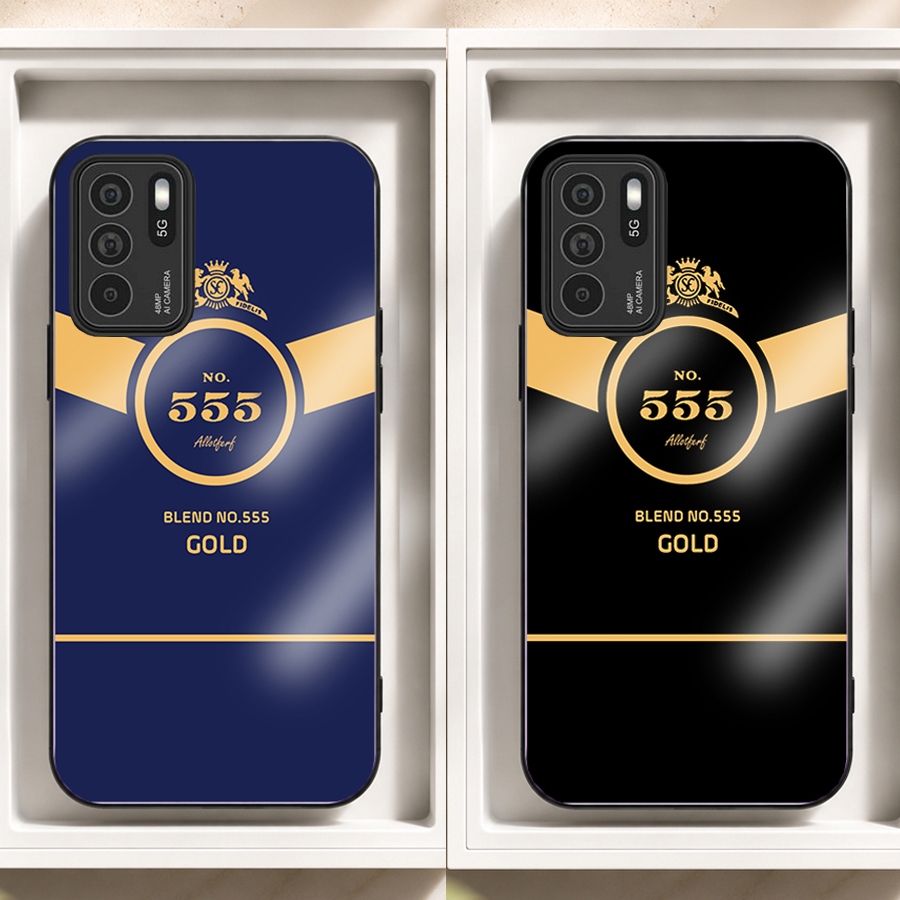 เคสสําหรับ OPPO RENO 6 5G, RENO 6Z 5G FIGURE 555 PREMIUM TEMPERED GLASS BACK