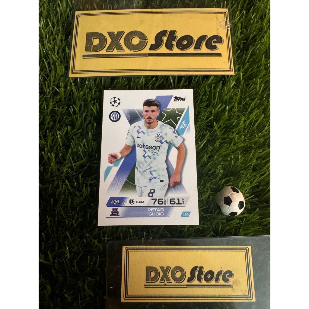 [ ของแท้ ] - AWAY KIT - TOPPS MATCH ATTAX EXTRA 2026 - PETAR SUCIC (INTER MILAN)