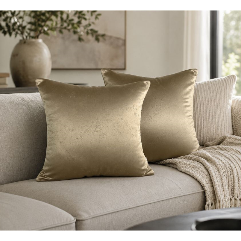 SOFA DECORATIVE PILLOW 45X45CM HIDDEN PATTERN WITH SHINY