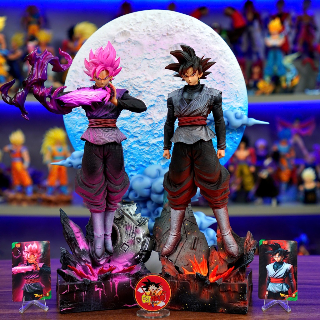 Black Goku JT และ Black Goku Rose JT รุ่น สูง 38 ซม. จากโรงงาน JT - รุ่น New Dragon Ball