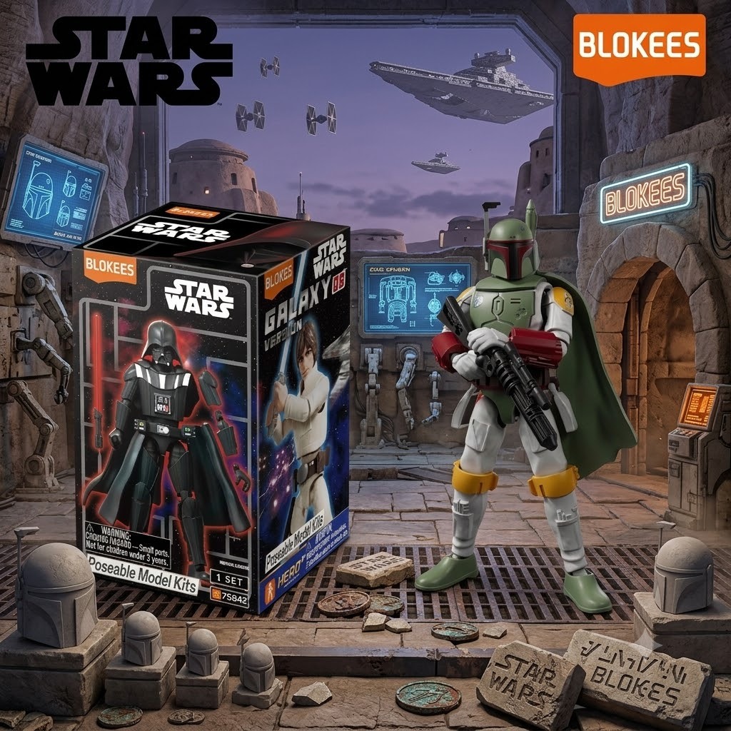 Blokees Star Wars Galaxy Version GV02 EW06 Blind Box ของแท้ประกอบรุ่น