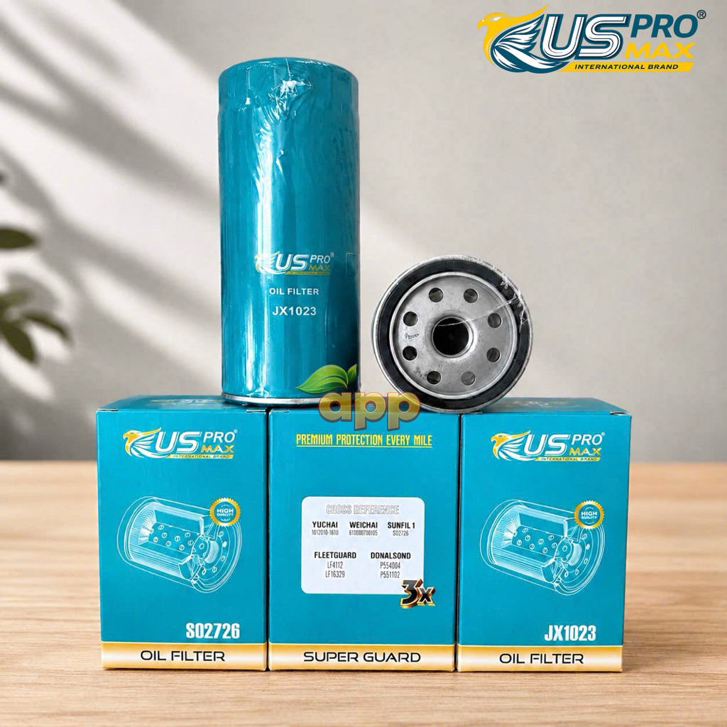 JX1023 กรองน้ํามันเครื่อง D6114 รหัส JX1023 / JLX-364 JX1023A D17-002-02 HOS/J060 L30001012020 43010