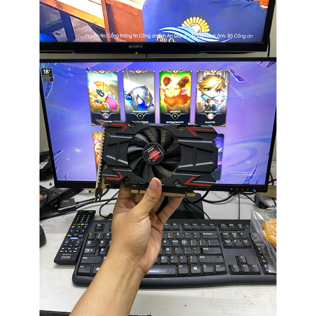การ์ดวิดีโอราคาถูก AMD HD6770 4GB DDR5 128bit