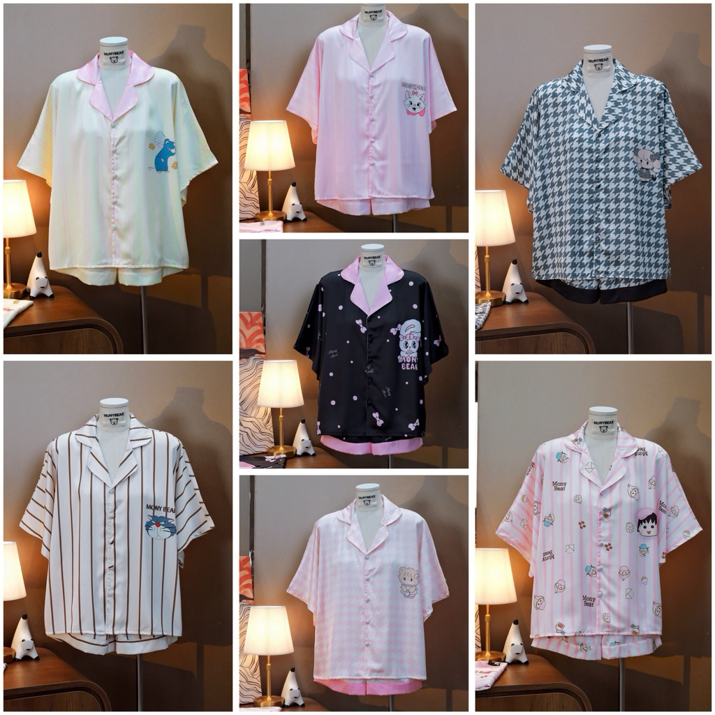 MonyBear Silk Pajama Cute Hanzhou Silk Bat Thigh (ไม่มีอุปกรณ์เสริม)
