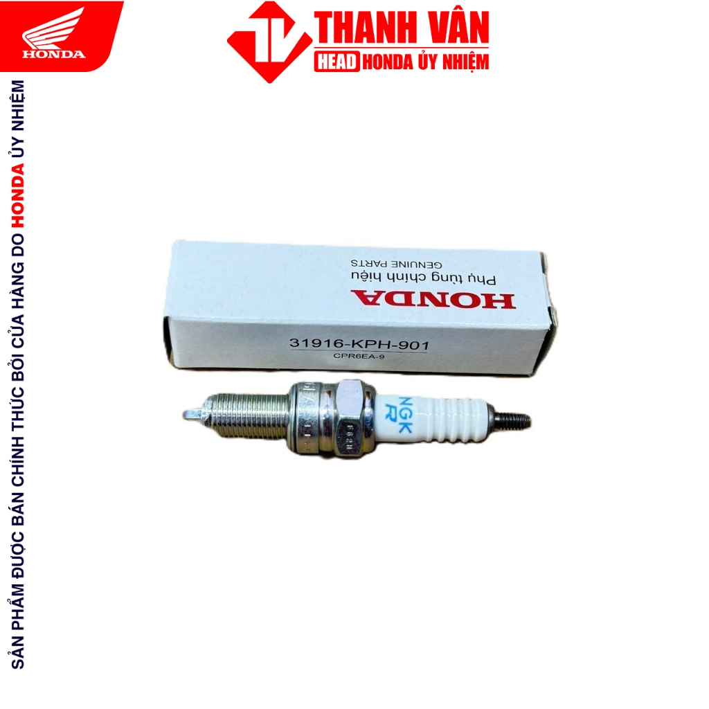 หัวเทียน NGK แท้ Honda (รหัส 31916-KPH-901 - สัญลักษณ์ CPR6EA9) สําหรับ Future 125, Super Cub C125