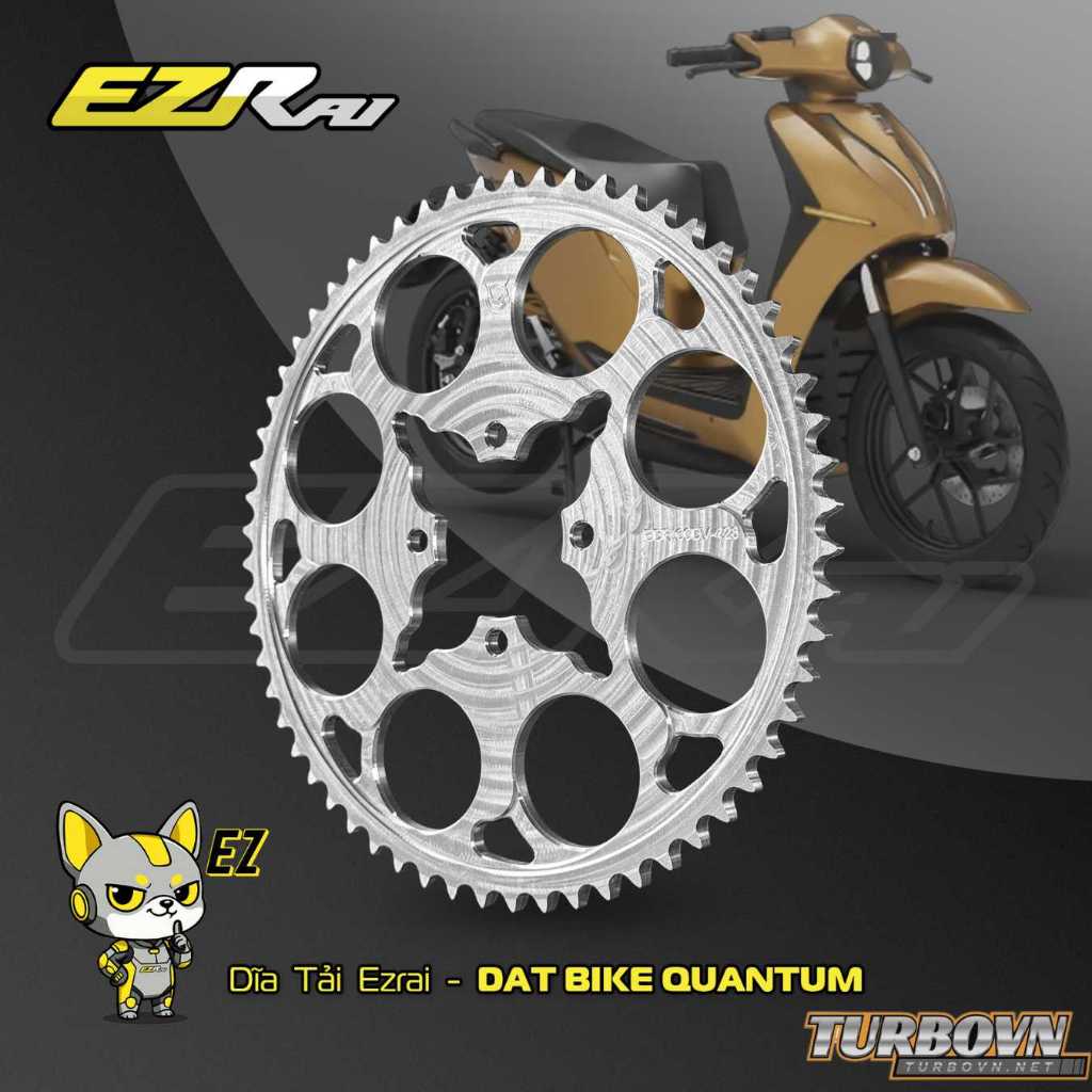 ออกแบบใหม่ EZRAI DISC สําหรับ DATBIKE QUANTUM S2-S3 - 60T DISC- (D: EDR.60-DV)