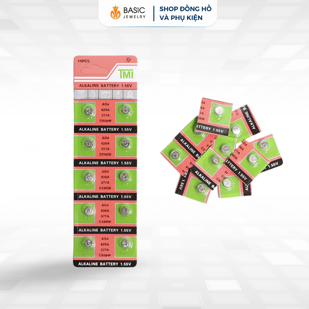 แบตเตอรี่อัลคาไลน์ 1.5V แบตเตอรี่นาฬิกาสากล AG4 377A CX177 LR626W