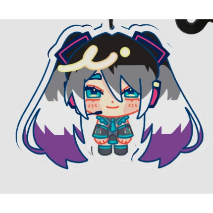 Hatsune Miku Asexual Pride พวงกุญแจอะคริลิค
