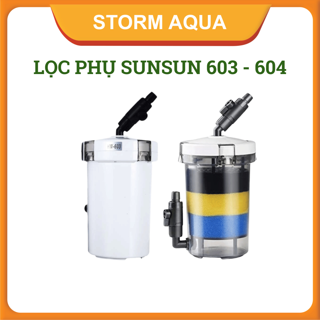 ตัวกรองย่อย Sunsun HW 603/44 เปลือกสีขาว, เปลือกด้านใน EW 603/604 สําหรับตู้ปลาและตู้ปลา