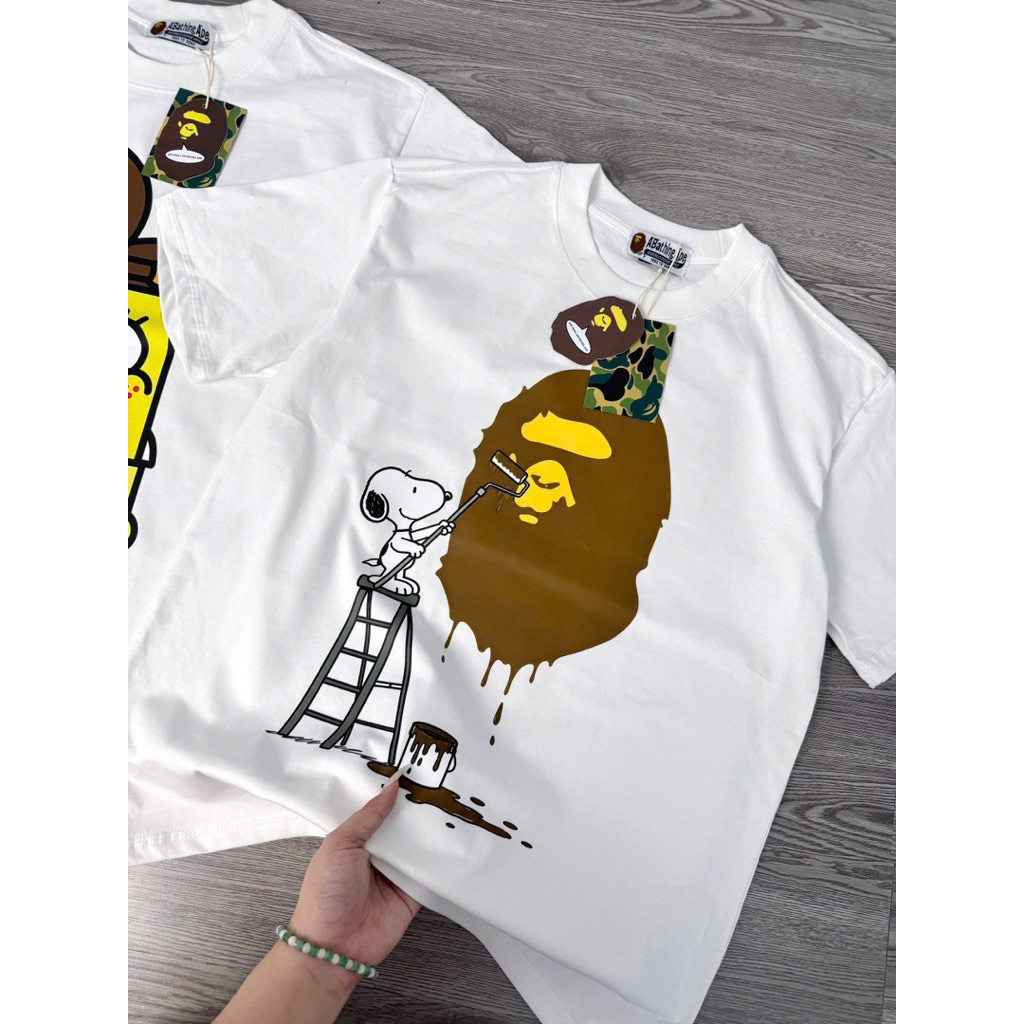 เสื้อยืดมาสคอต BA.PE - Cotton 100% unisex สําหรับผู้ชายและผู้หญิง