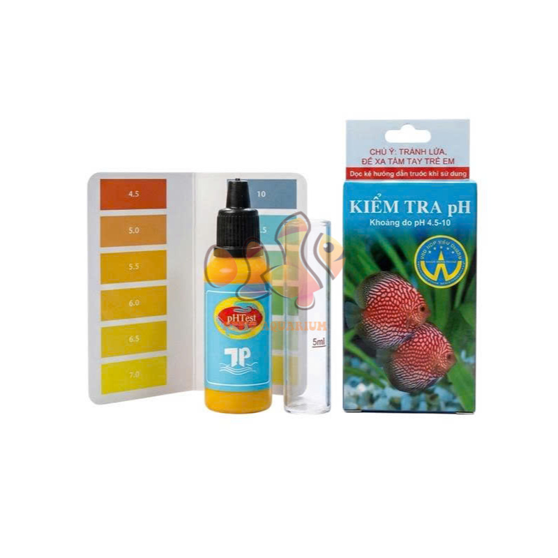 PH TEST SOLUTION - PH WATER HARDNESS TEST METER สําหรับอควาเรียม