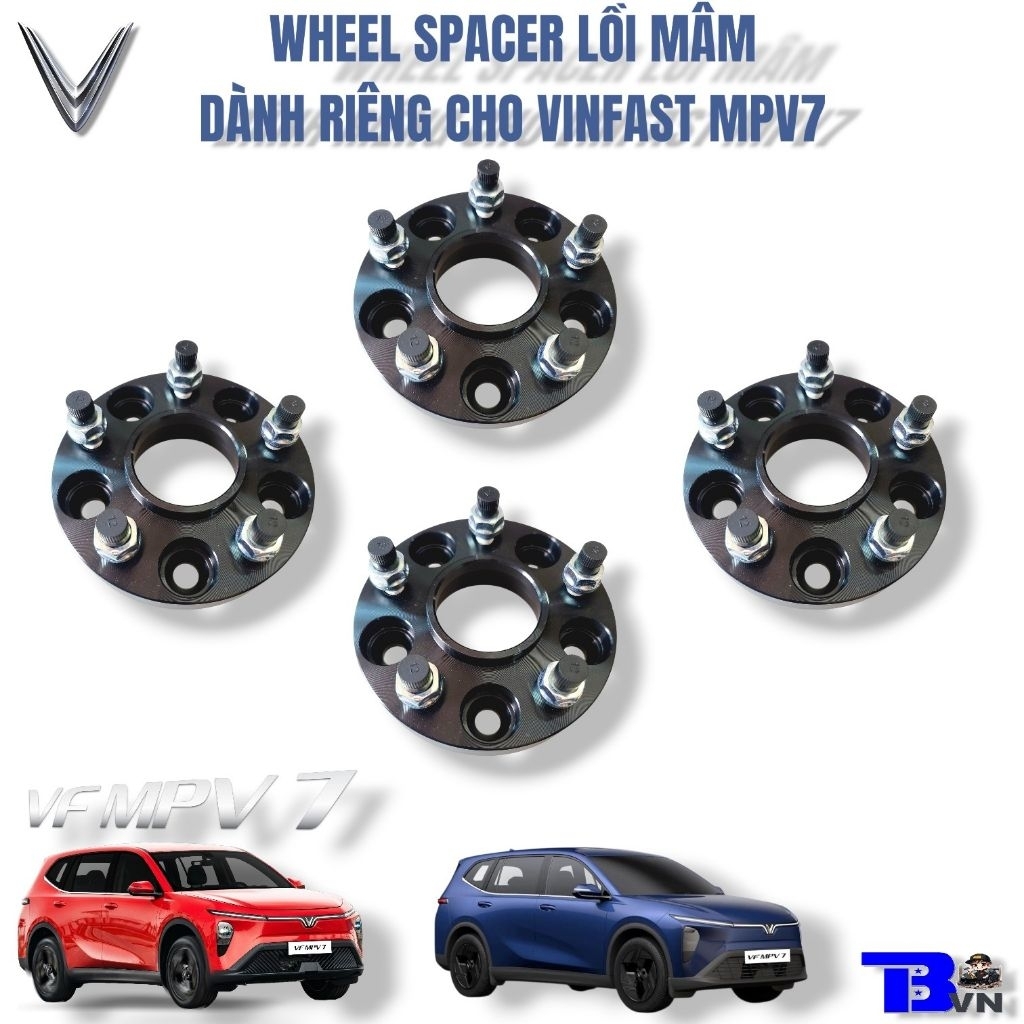 WHEEL SPACER VINFAST MPV7 BEAUTY WHEEL SET จํานวน 4 ตัว