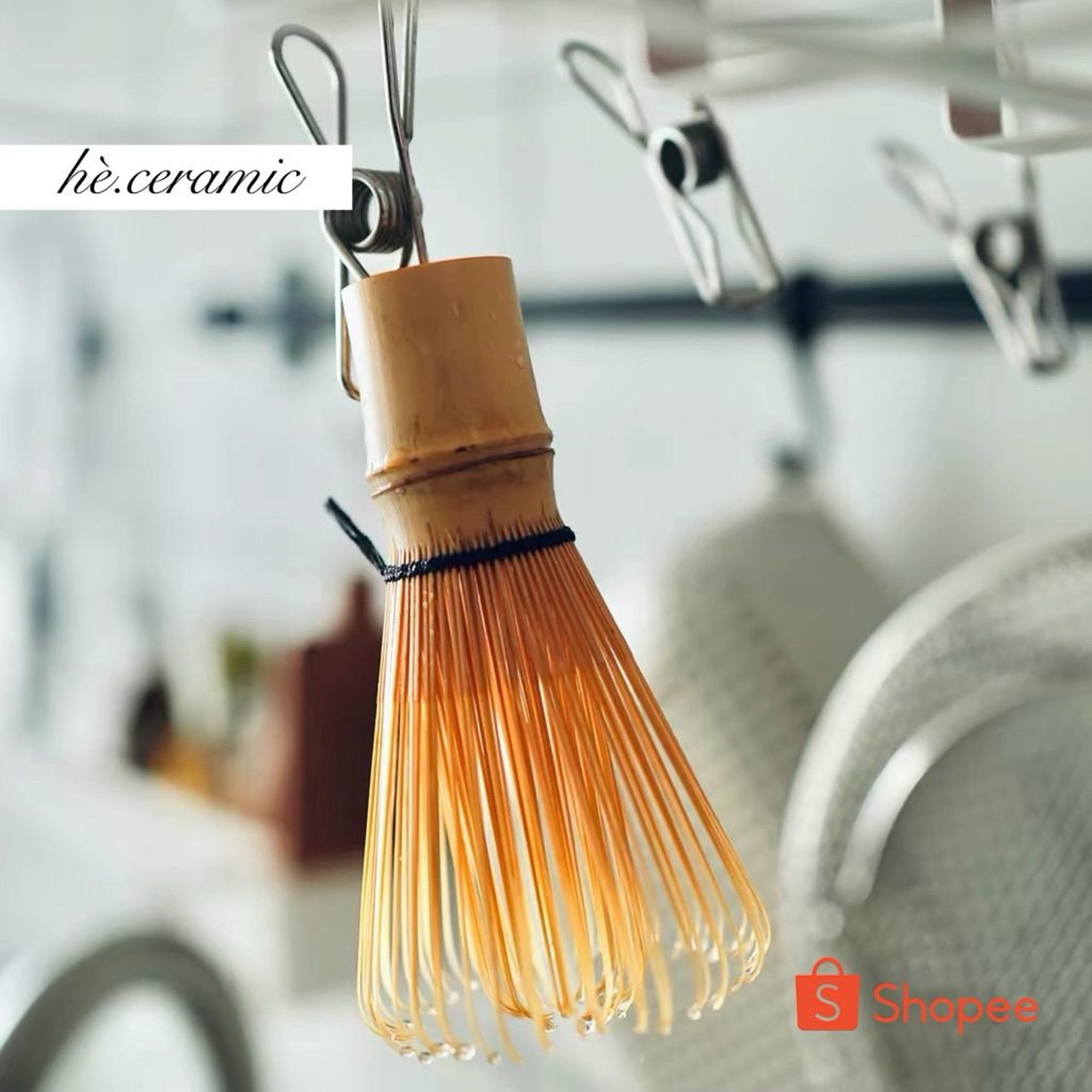 SUMMER.CERAMIC / Bamboo Chasen Stirring Matcha Brush, แปรงไม้ไผ่สําหรับมัทฉะ, Chasen Cwan