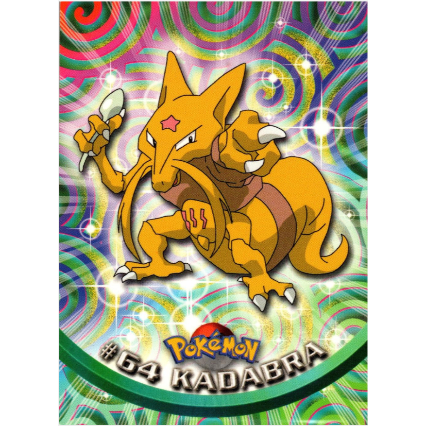 [การ์ดโปเกมอน TCG Topps] Kadabra 64 Topps