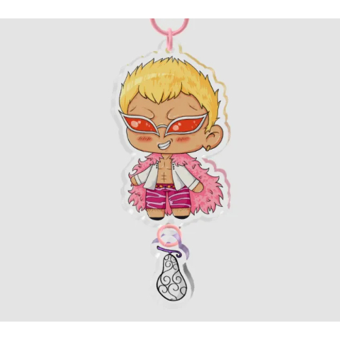Chibi Donquixote Doflamingo พวงกุญแจคู่