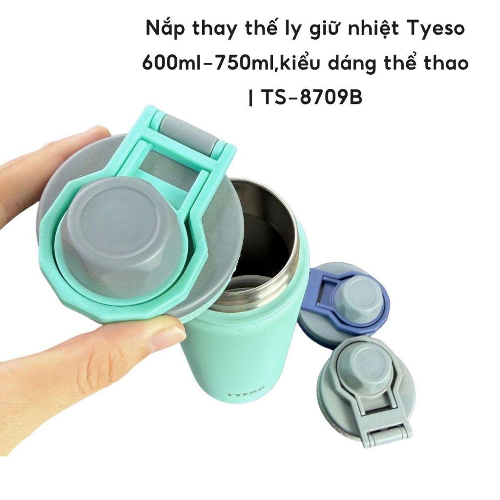 ฝาทดแทนสําหรับถ้วยเก็บความร้อน Tyeso 600ml-750ml สไตล์สปอร์ต | TYESO TS-8709B ของแท้
