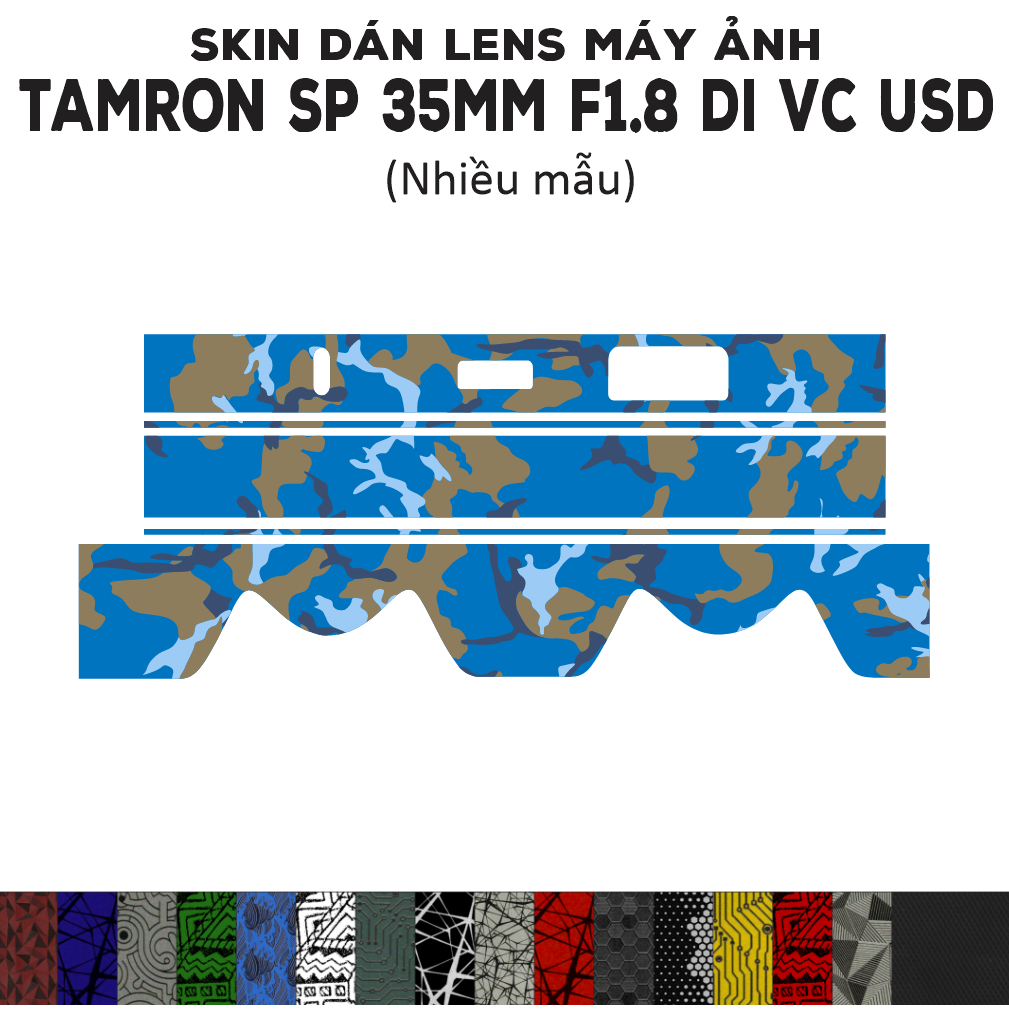 Tamron SP 35mm f1.8 Di VC USD สติ๊กเกอร์เลนส์ Skin (หลายรุ่น) | Decal Film 3M สติ๊กเกอร์กันรอยเลนส์ก
