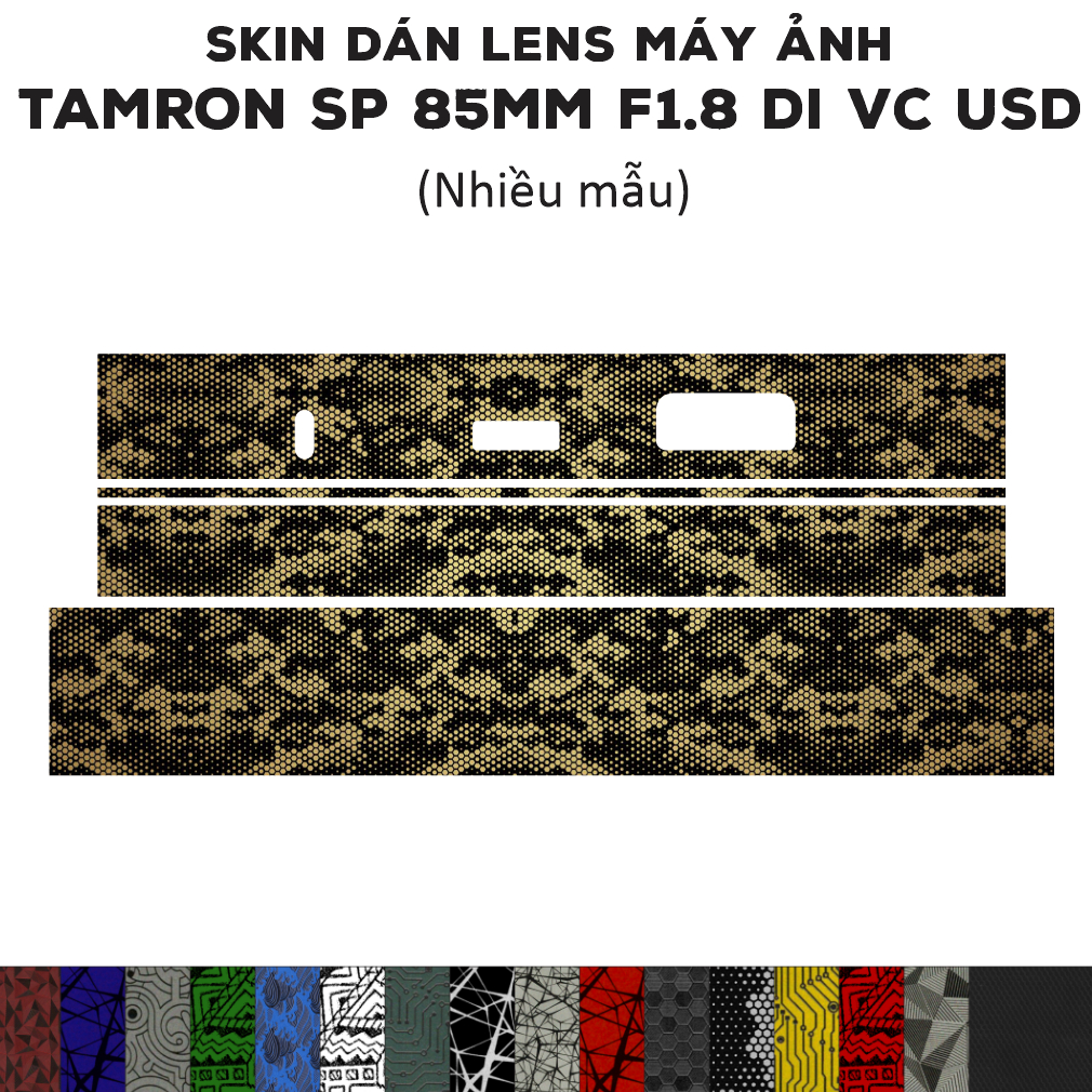 Tamron SP 85mm f1.8 Di VC USD สติ๊กเกอร์เลนส์ Skin (หลายรุ่น) | Decal Film 3M 85mm สติ๊กเกอร์กันรอยเ