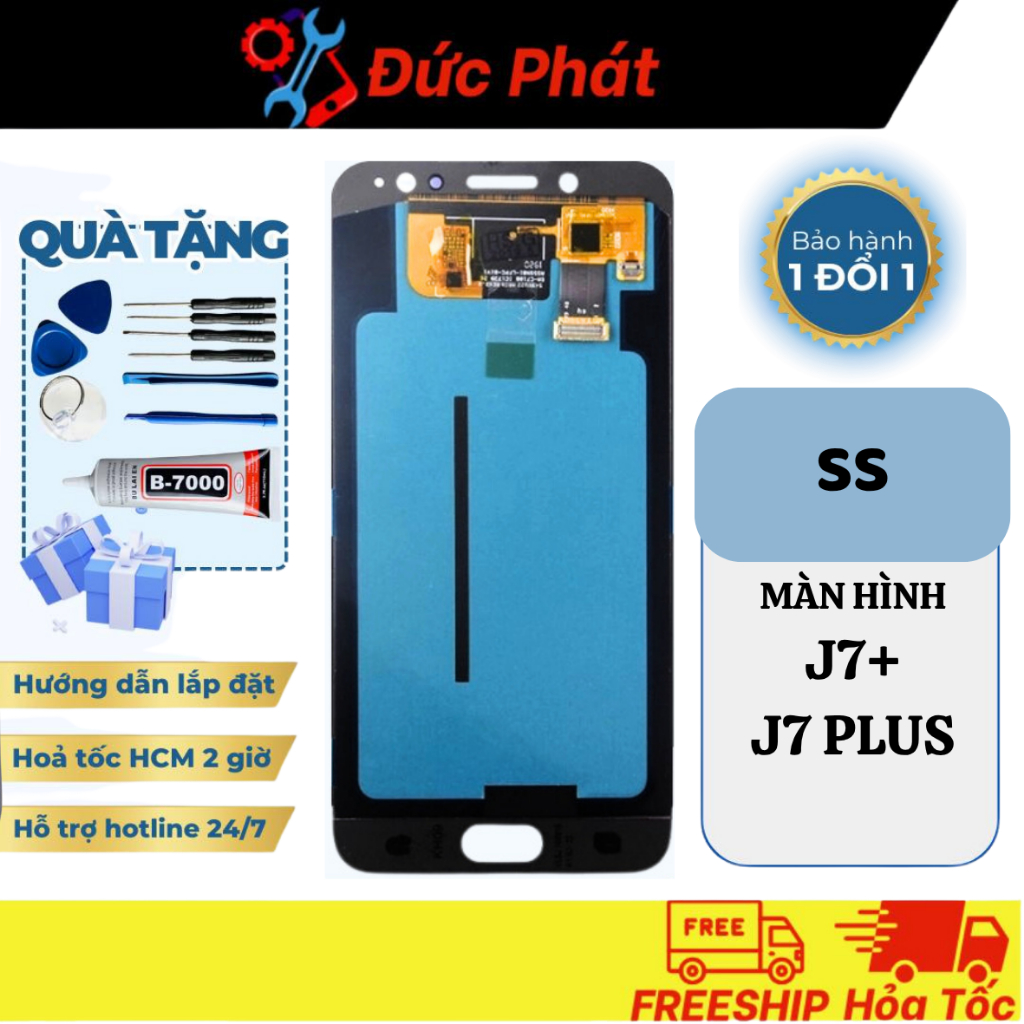 เปลี่ยนหน้าจอ SS J7+ / J7PLUS / J731/ C8 OLED 2IC ใหม่ (แถมกาว ชุดซ่อม)