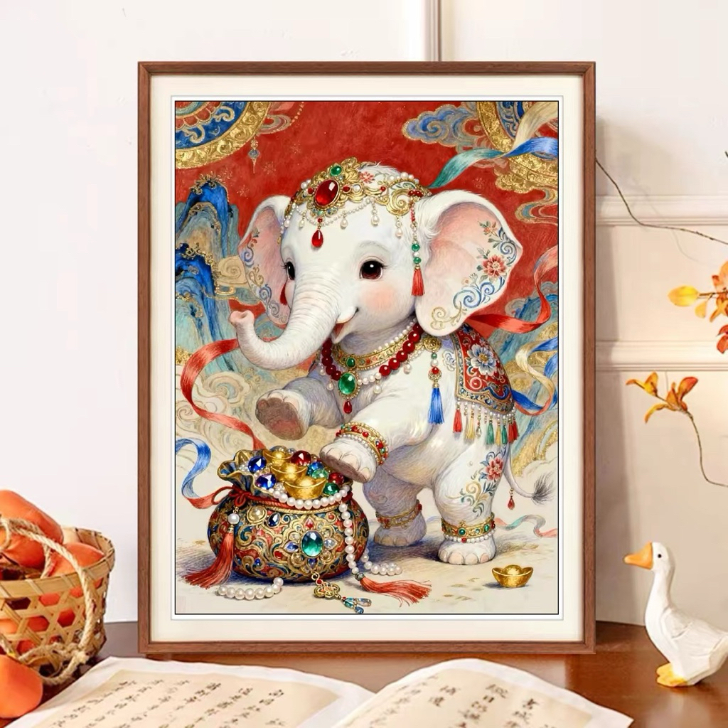 สีปักลาย 9CT 70x90CM 9CT-14CT