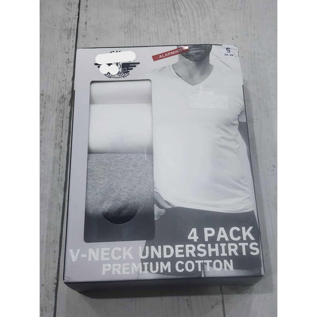 AMERICAN PRODUCTS Set 4 เสื้อยืดผ้าฝ้ายพรีเมี่ยม Dockers ไซส์ S ของแท้ 100% กล่องเดิมประมาณ 57-69kg